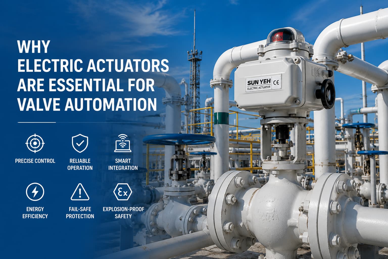 Why Electric Actuators Are Essential for Valve Automation